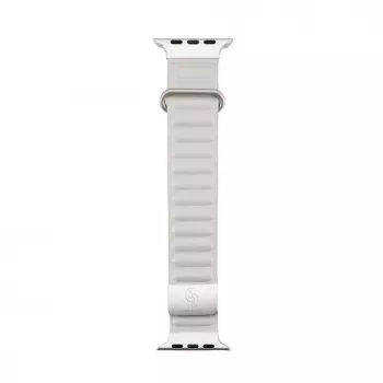 Connect Watch 38/40/41mm Premium Synthetic Leather Magnetic Link Strap Starlight