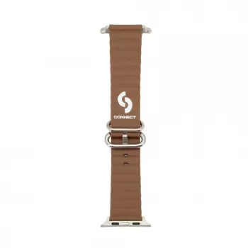 Connect Watch 38/40/41mm Marine Leather Watch Strap Brown