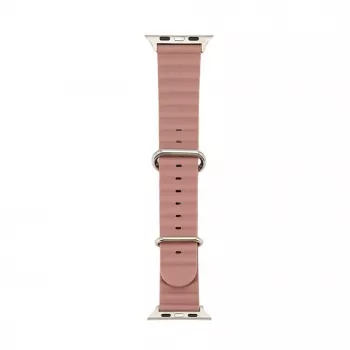 Connect Watch 42/44/45mm Marine Leather Watch Strap Smoky Purple