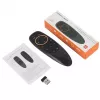 CP G10s Universal Smart TV Air Mouse - Belaidis / IR nuotolinio valdymo pultas su balsu ir giroskopu, juodas