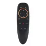 CP G10s Universal Smart TV Air Mouse - Belaidis / IR nuotolinio valdymo pultas su balsu ir giroskopu, juodas