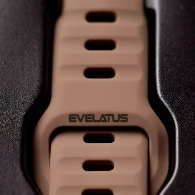 EVELATUS Apple Watch 42/44/45 Sport Silicone Loop Dark Cherry