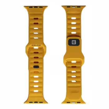 Evelatus Watch 42/44/45 Sport Silicone Loop Gold