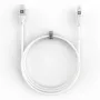 Evelatus USB-C to Lightning laidas 1,2 m 60 W (MFI09) aliuminio korpusas pintas baltas