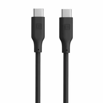 Evelatus USB-C į USB-C Silikoninis laidas 1,2 m 60 W / 20 V 3 A juodas