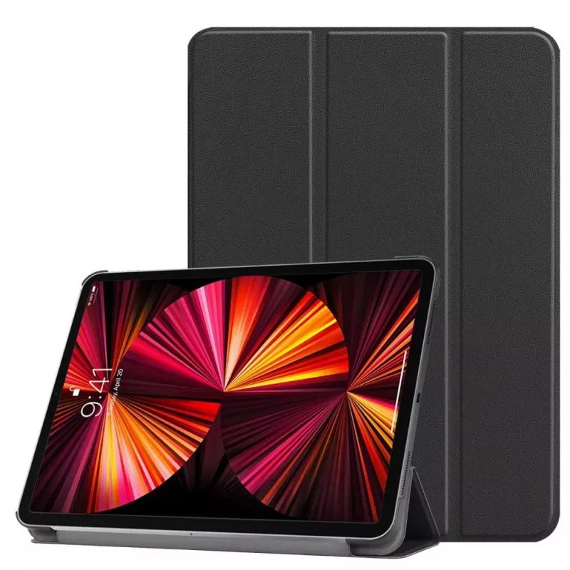 iLike iPad Air 3 (2019) 3rd Gen / iPad Pro 10.5 (2017) Tri-Fold Eco-Leather Stand Case Black