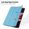 iLike iPad 9.7 Tri-Fold Eco-Leather Stand Case Sky Blue