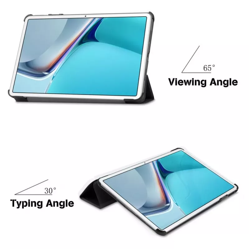 iLike iPad 9.7 Tri-Fold Eco-Leather Stand Case Sky Blue