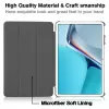 iLike Galaxy Tab S7 FE 12.4 Tri-Fold Eco-Leather Stand Case Sky Blue