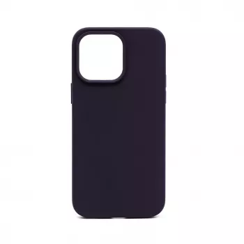 Connect Apple iPhone 14 Pro Max Premium MagSafe Soft Touch Silicone Case New Function Purple