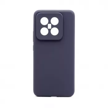 Connect Xiaomi 14 Pro Premium Quality Magnetic Soft Touch Silicone Case Midnight Blue