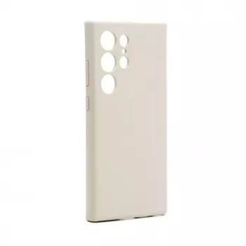 Connect Samsung Galaxy S24 Ultra Premium Quality Magnetic Soft Touch Silicone Case pilka