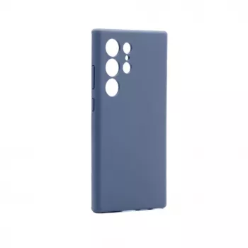 Connect Samsung Galaxy S24 Ultra Premium Quality Magnetic Soft Touch Silicone Case Midnight Blue