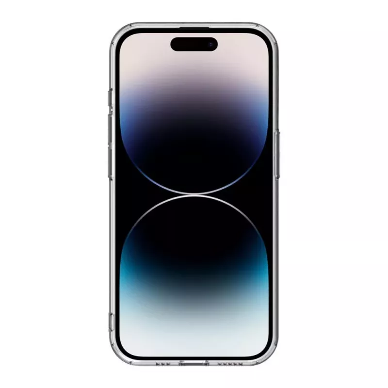 Connect Apple iPhone 15 Pro Max permatomas dėklas su magnetiniu laikikliu ir kameros apsauga