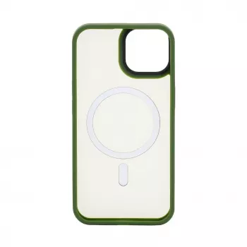 Connect Apple iPhone 15 Hybrid Case With Magnetic PC+TPU Green
