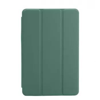 Connect Samsung Galaxy Tab A9 planšetinio kompiuterio dėklas su imitaciniu mikropluošto vidumi, žalias