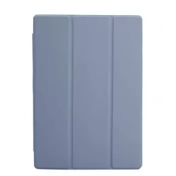Connect Samsung Galaxy Tab A9 dėklas su dirbtinio mikropluošto vidumi – levandų pilka