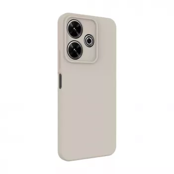 Connect Xiaomi Redmi Note 13 Pro Plus Premium Quality Soft Touch Silicone Case sidabrinis