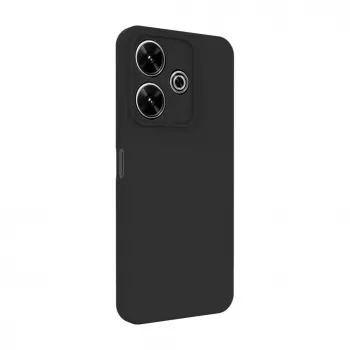 Connect Xiaomi Poco X6 Pro Premium Quality Soft Touch Silicone Case Black