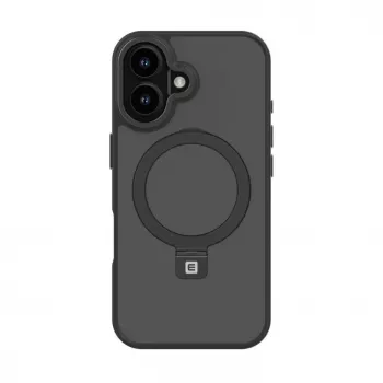 Evelatus Apple iPhone 16 Shield Case Magsafe & Stand Matte Black
