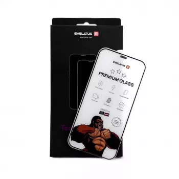 Evelatus Apple iPhone 16 Plus Privatumo Grūdinto Stiklo Ekrano Apsauga, Corning Gorilla Glass, Antistatinė, 3D Pilnas Dengimas, 10X Stipresnė, Juoda