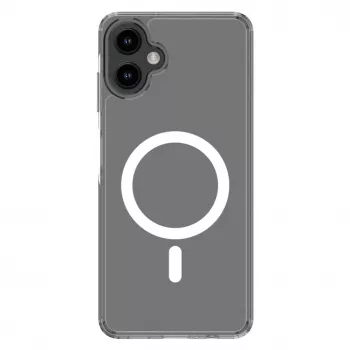 Evelatus Samsung Galaxy A06 5G skaidrus dėklas su magnetiniu žiedu