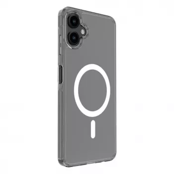 Evelatus Samsung Galaxy A06 5G skaidrus dėklas su magnetiniu žiedu