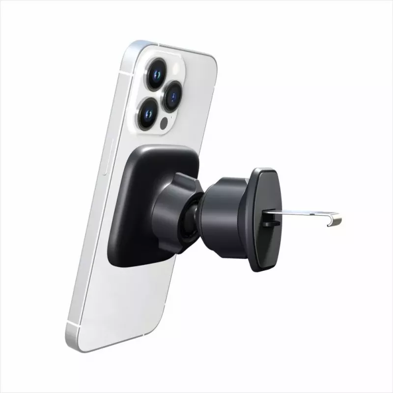 EVELATUS Automobilio oro kondicionieriaus ventiliacijos grotelių laikiklis su MagSafe C2+KAC001 Juodas