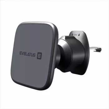 EVELATUS Automobilio oro kondicionieriaus ventiliacijos grotelių laikiklis su MagSafe C2+KAC001 Juodas