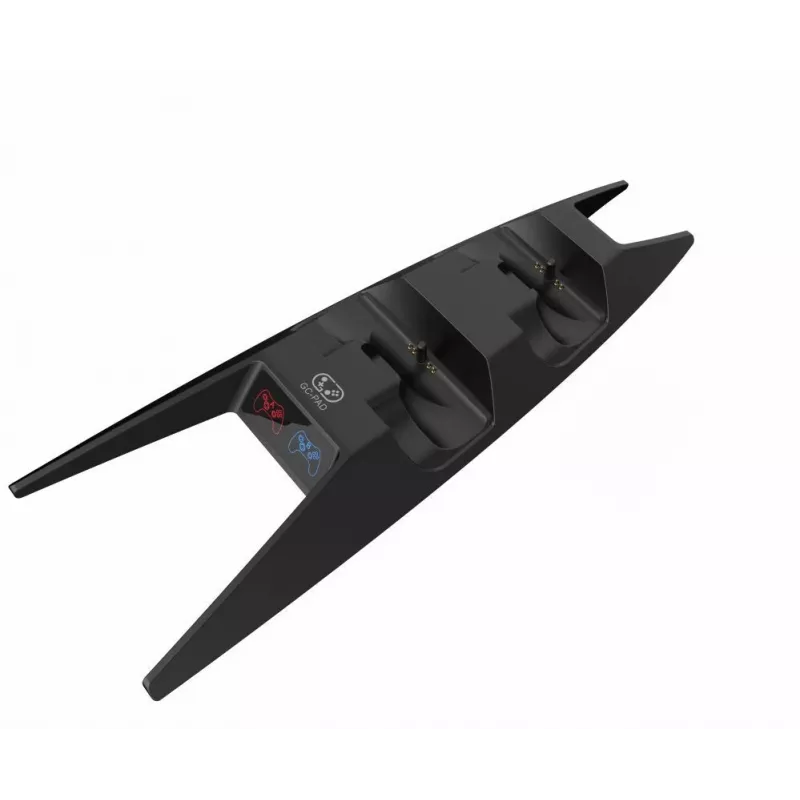 iLike P-5 Dvigubo ir greito įkrovimo stotelė, skirta Sony PlayStation 5 PS5, juoda