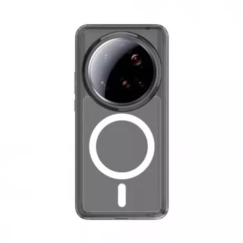 Evelatus Xiaomi 15 Ultra skaidrus dėklas su magnetiniu žiedu