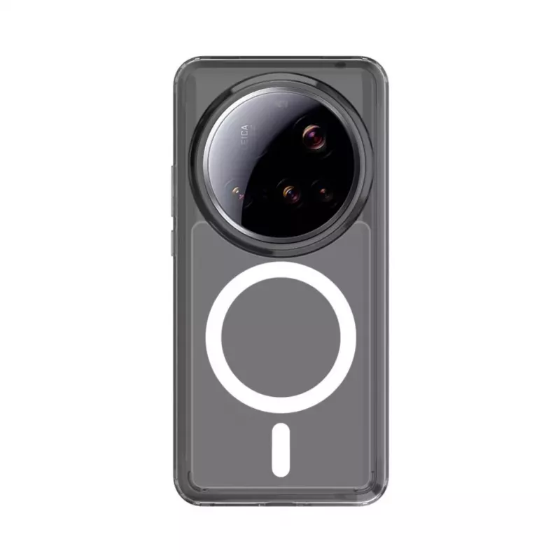 Evelatus Xiaomi 15 Ultra skaidrus dėklas su magnetiniu žiedu