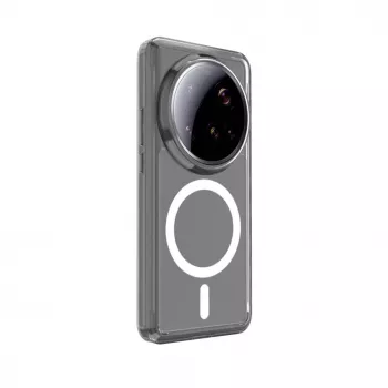 Evelatus Xiaomi 15 Ultra skaidrus dėklas su magnetiniu žiedu