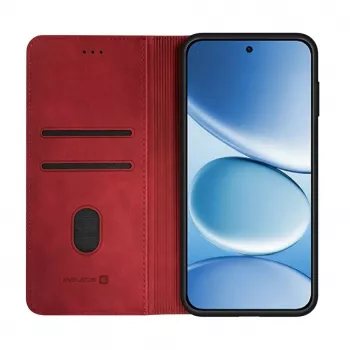 Evelatus Xiaomi Redmi Note 15 Pro Book Case Raudona