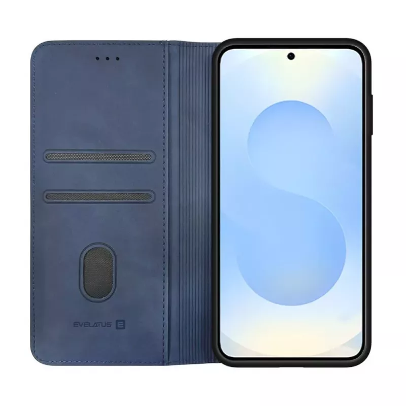 Evelatus Samsung Galaxy S26 Book Case Tamsiai Mėlyna