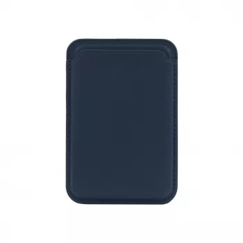 Evelatus Universal PU Leather Wallet with MagSafe tamsiai mėlyna