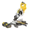 DEWALT DCS777T2-QW 216mm 54V XR FLEXVOLT belaidis kampinis pjūklas su 2 akumuliatoriais 6.0Ah, greituoju įkrovikliu ir 40 dantų TCT disku