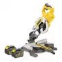 DEWALT DCS777T2-QW 216mm 54V XR FLEXVOLT belaidis kampinis pjūklas su 2 akumuliatoriais 6.0Ah, greituoju įkrovikliu ir 40 dantų TCT disku