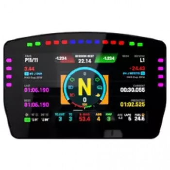 Base Performance DDU-5T 5 colių LCD jutiklinis ekranas su RGB apšvietimu, juodas