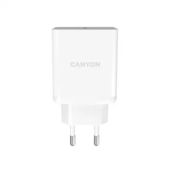 Canyon sieninis įkroviklis H-20 su USB-C 20W baltas