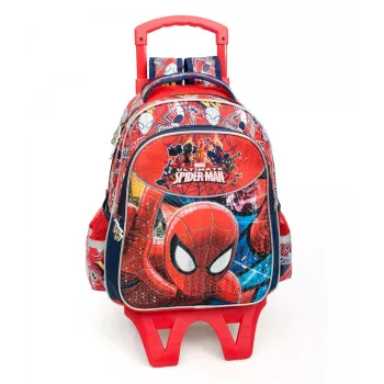 Marvel Premium 2-in-1 Kuprinė Berniukams Ultimate Spiderman 3D Deluxe XL Raudona