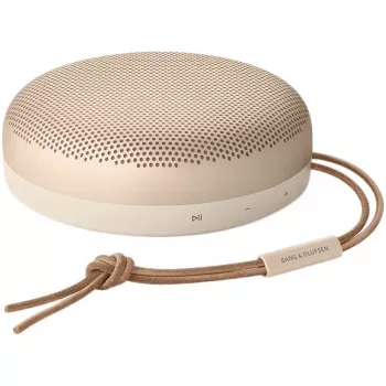 BANG & OLUFSEN Beosound A1 2nd Gen Gold nešiojamas Bluetooth garsiakalbis