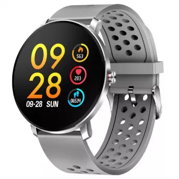 Denver SW-171 Grey Smartwatch su 1,3 colio IPS jutikliniu ekranu, širdies ritmo matuokliu, IP67, Bluetooth 5.0