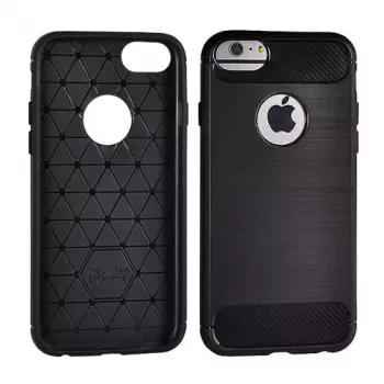 GreenGo Carbon Series Back Cover Samsung Galaxy Note 8, juoda, TPU, matinė anglies pluošto tekstūra