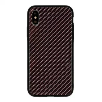 GreenGo Apple iPhone XR Carbon Glass Case Dark Gray