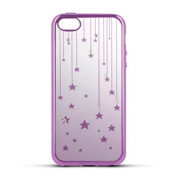 Beeyo Samsung Galaxy A3 (2017) A320 Stars TPU Back Cover – permatomas su žvaigždutėmis