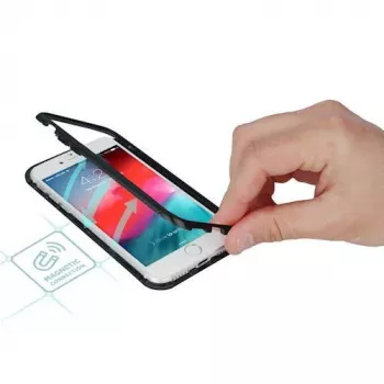 GreenGo Apple iPhone 7/8 Plus Magnetic Case Black