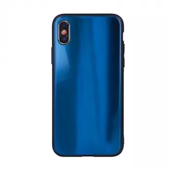 GreenGo Huawei P30 Aurora Glass TPU Dėklas Tamsiai Mėlynas