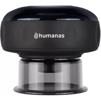 Humanas BB01 Plus Black Cupping Cup – silikoninis kaušinis masažuoklis anticeliulitiniam masažui
