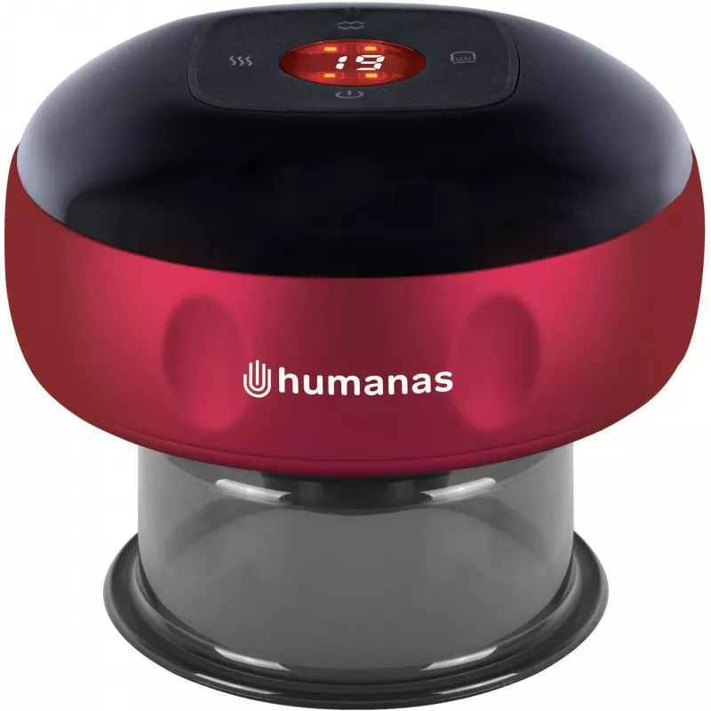 Humanas BB01 Plus elektroninis kaušų masažuoklis, raudonas